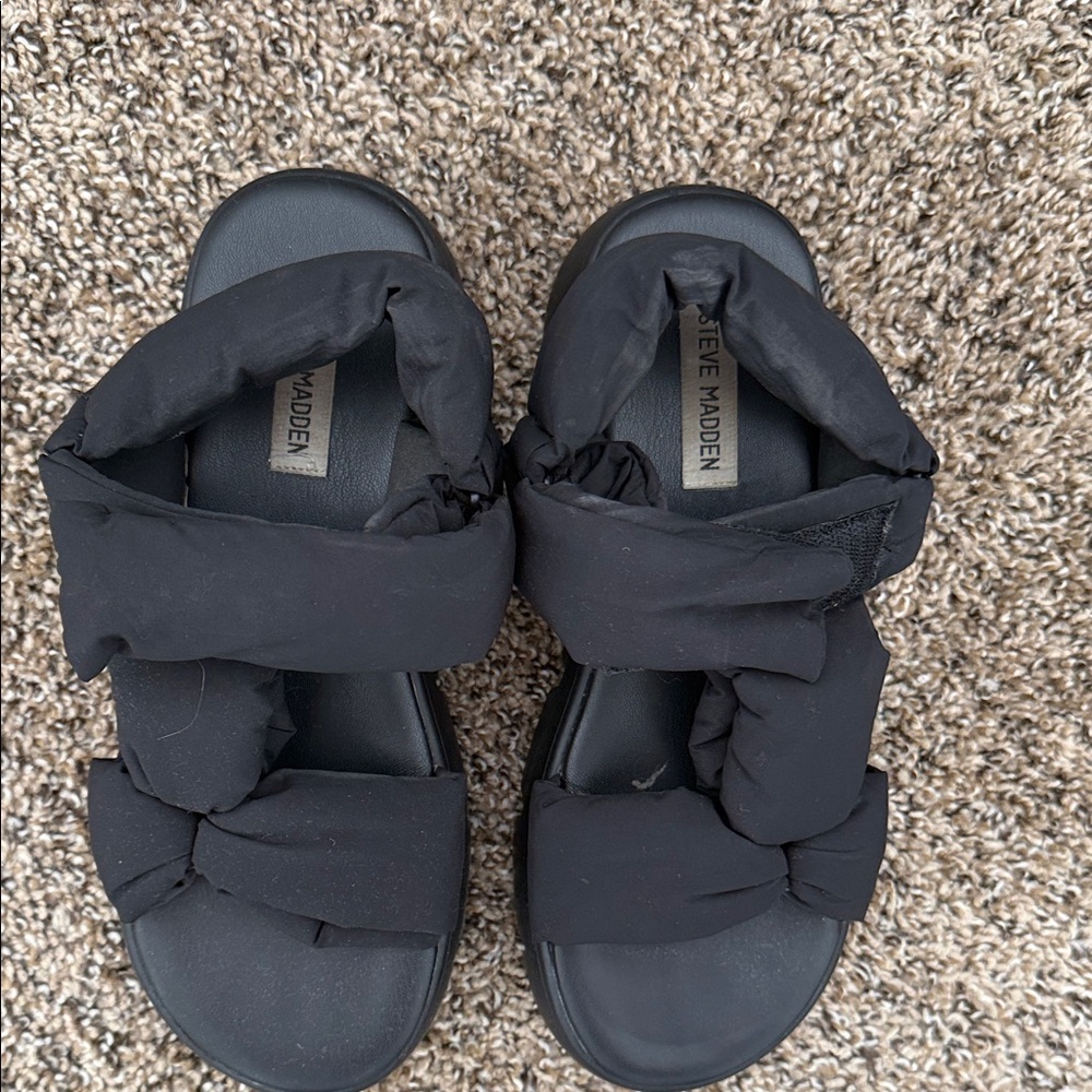 Steve Madden Women's Black Sandals